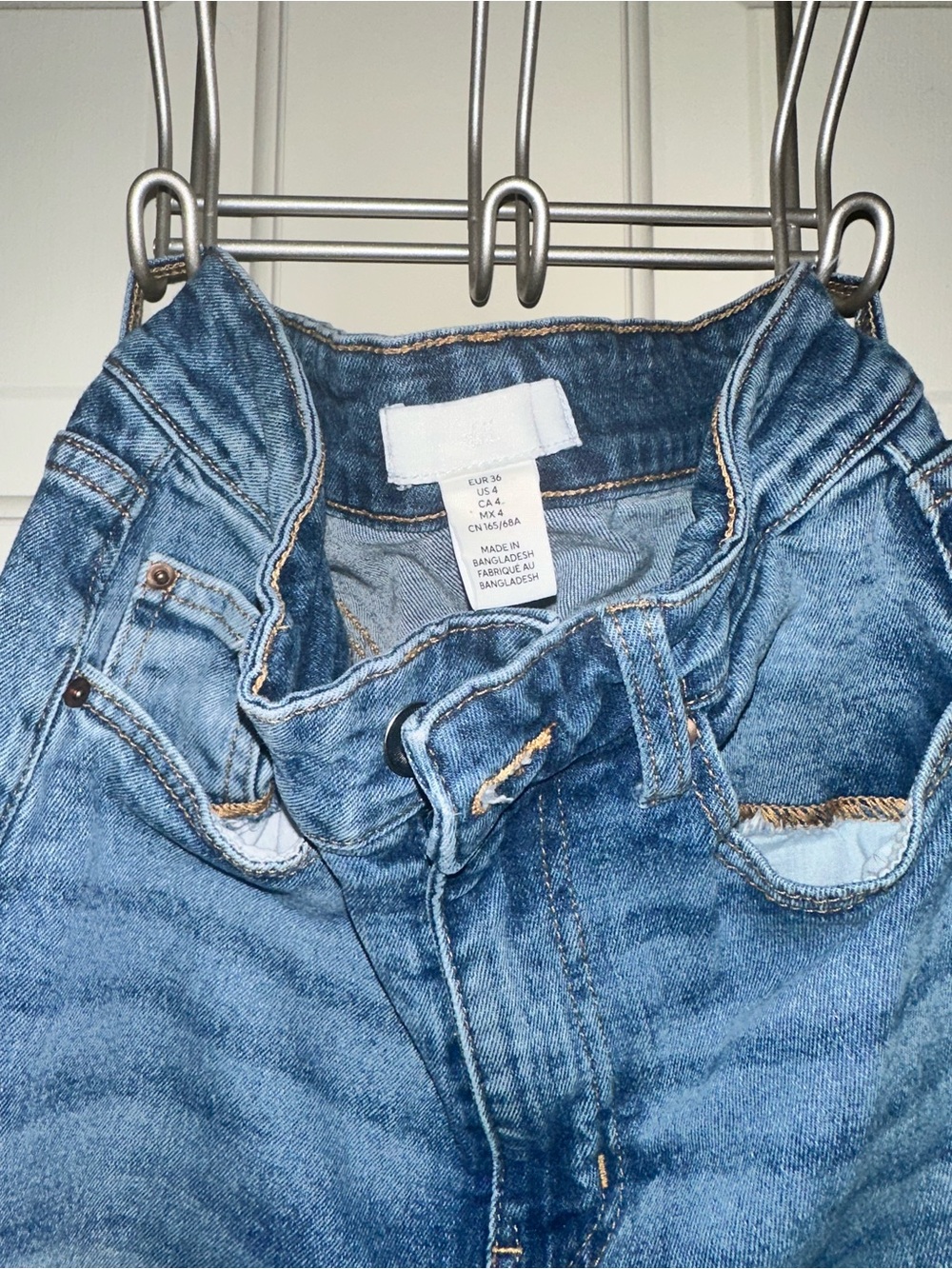 H&M Blue Women's High-Waist Jeans